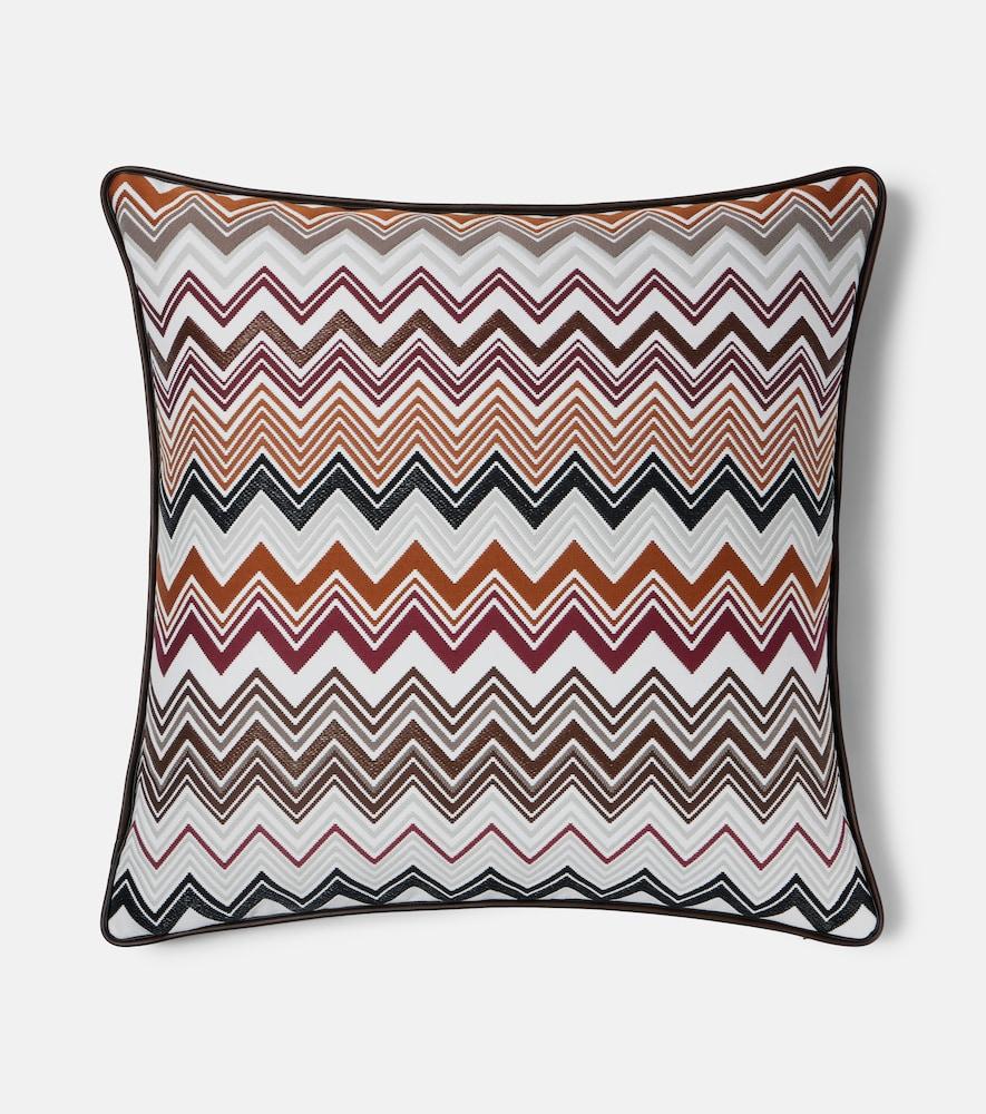 missoni pantelleria zigzag cotton-blend cushion