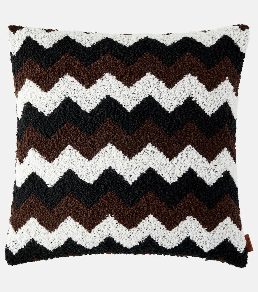 missoni riccio zigzag bouclé cushion