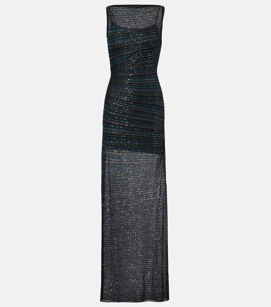 missoni semi-sheer maxi dress