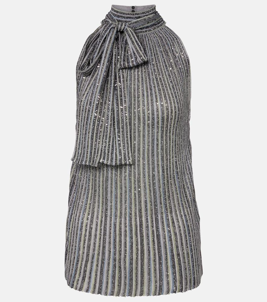 missoni sequined lurex tank top