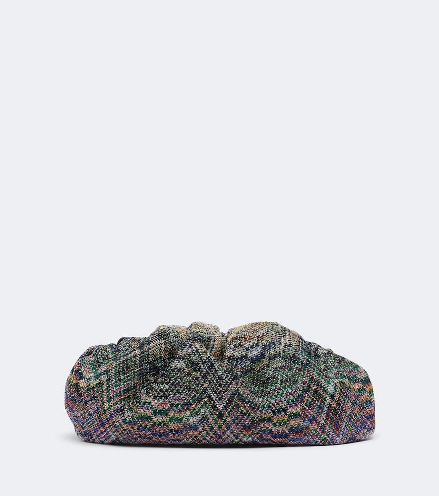 missoni small knitted clutch
