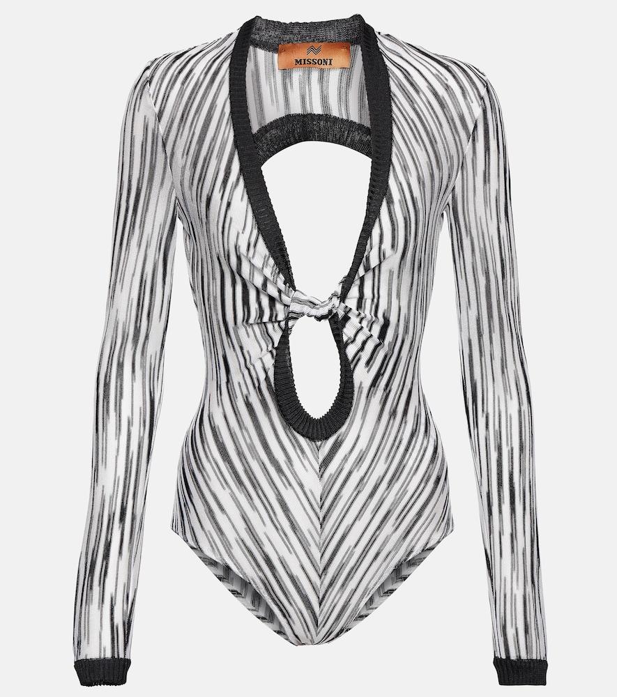 missoni space-dyed cutout bodysuit