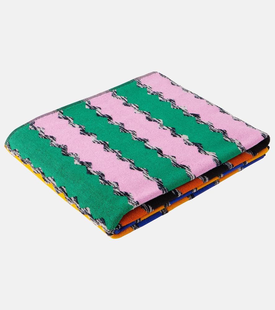 missoni striped cotton towel