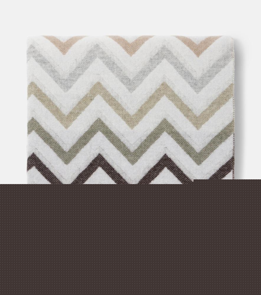 missoni watamu fringed wool-blend throw
