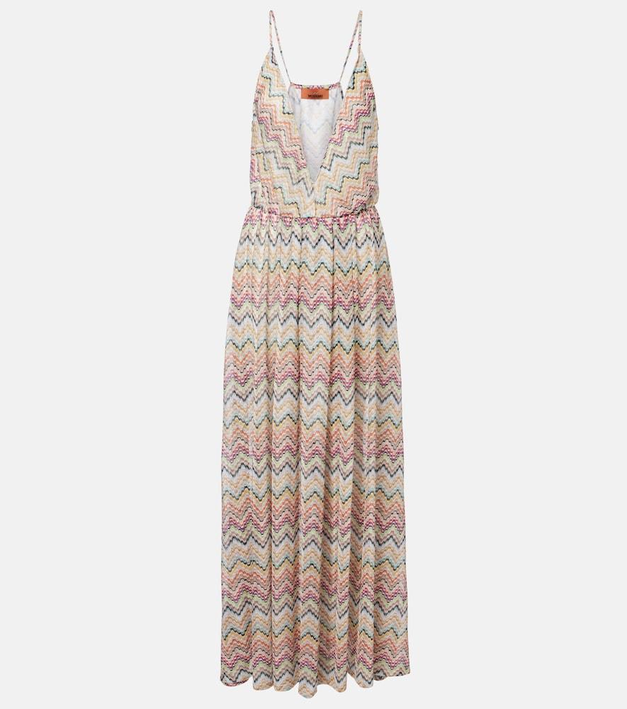 missoni zig zag maxi dress