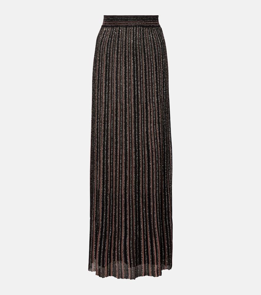 missoni zig zag sequined maxi skirt
