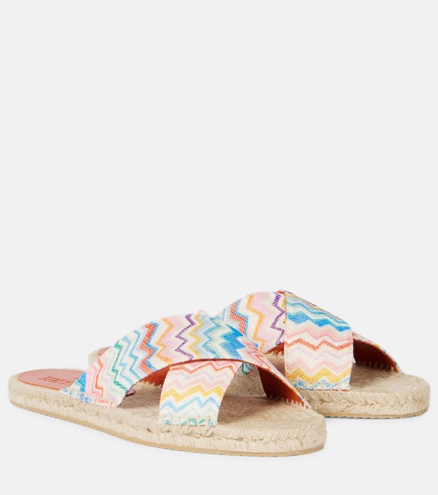 missoni zigzag espadrille sandals