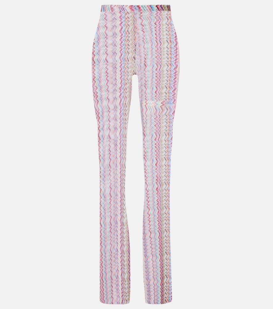 missoni zigzag high-rise slim pants