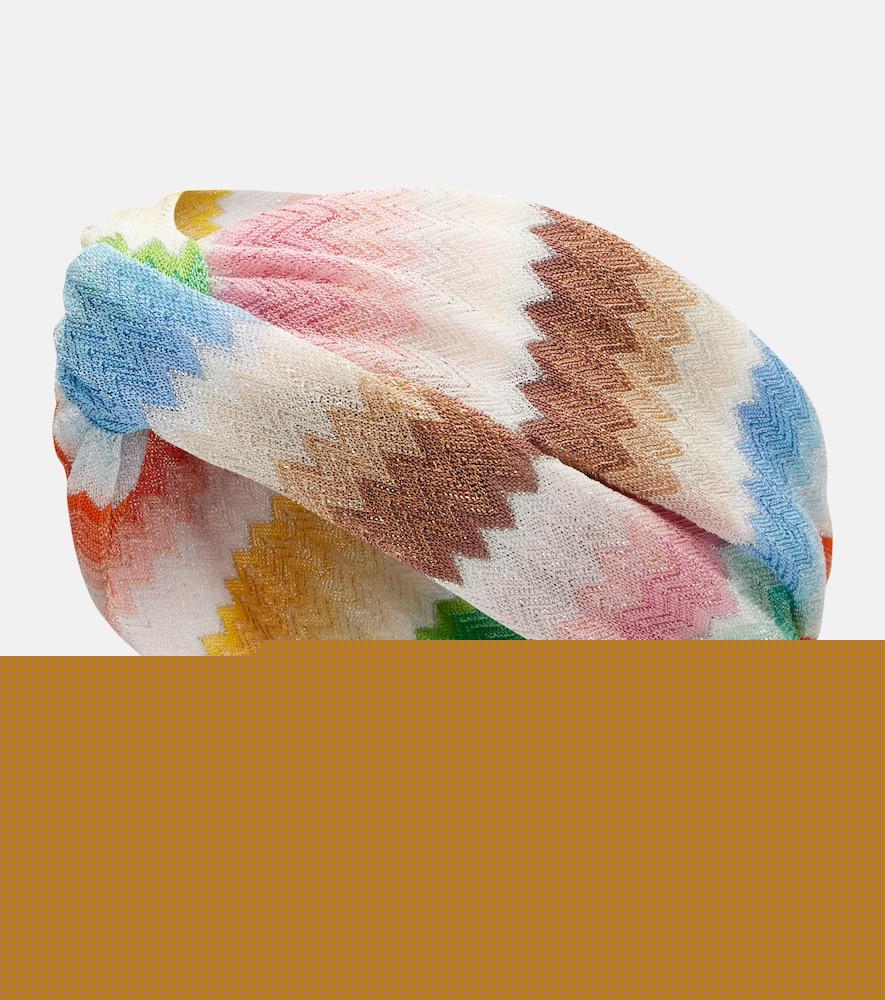 missoni zigzag lamé headband
