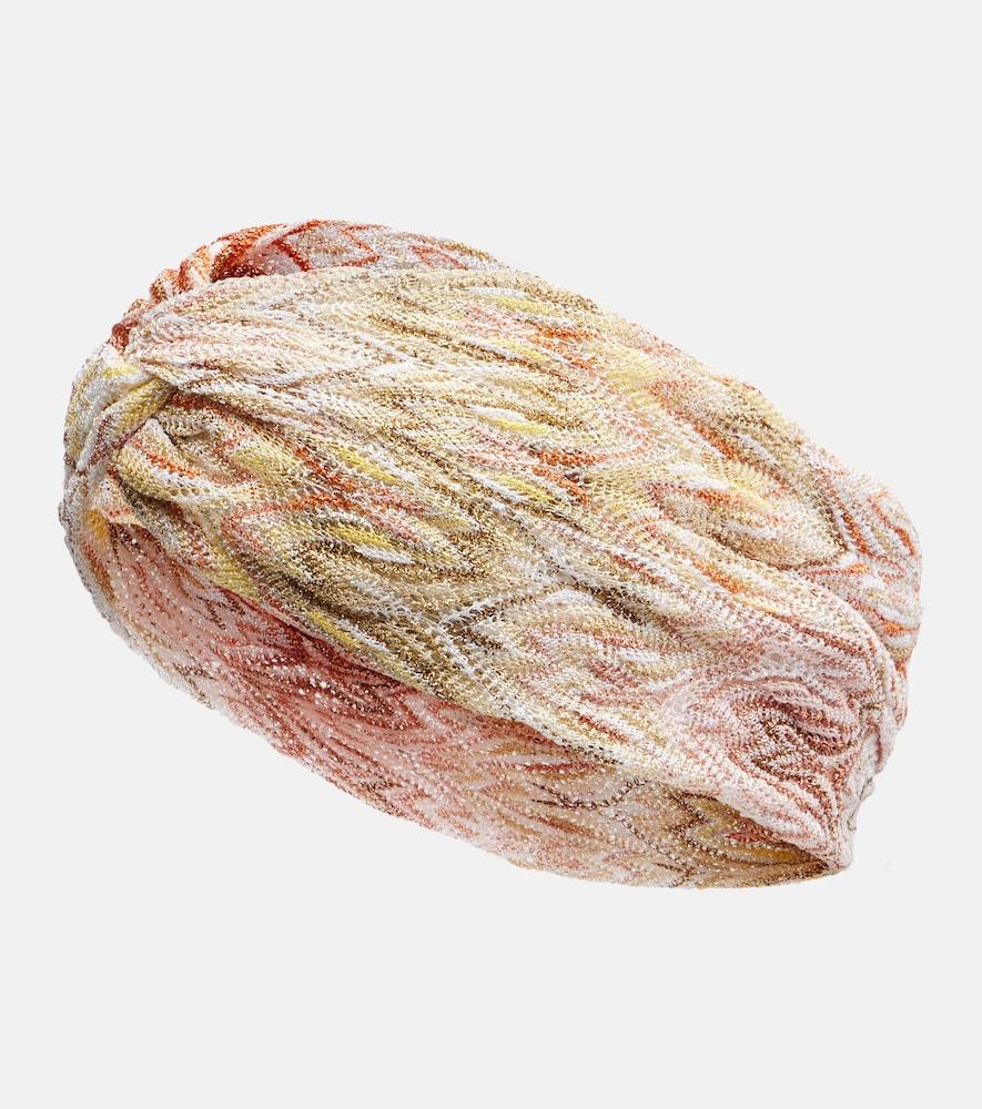 missoni zigzag lamé headband