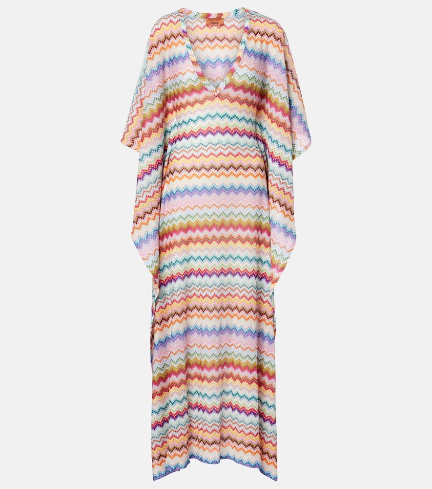 missoni zigzag lamé kaftan