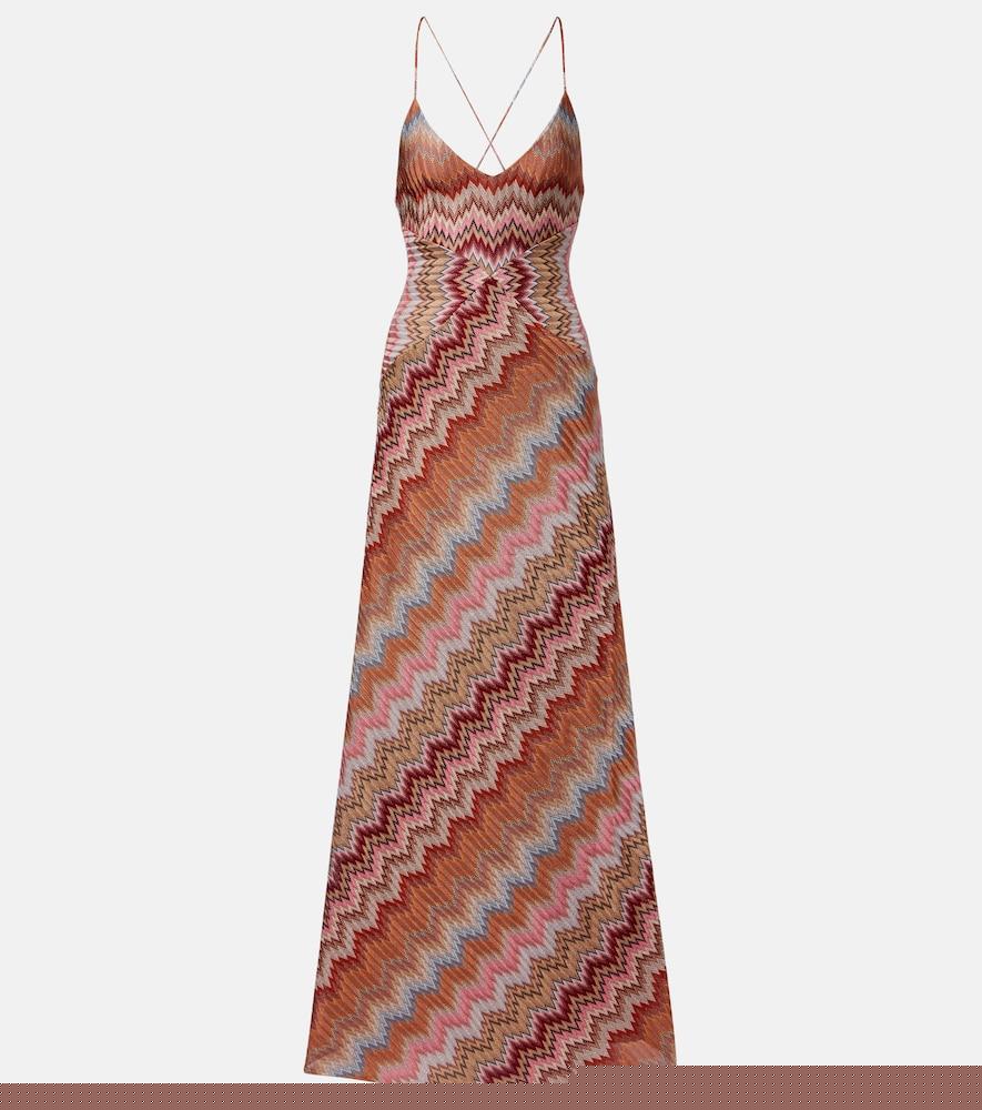missoni zigzag maxi dress