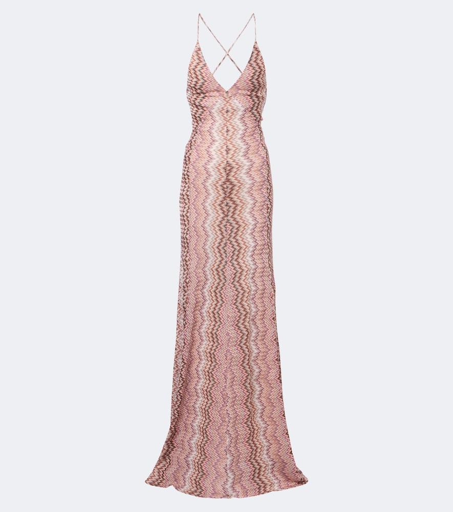missoni zigzag maxi dress