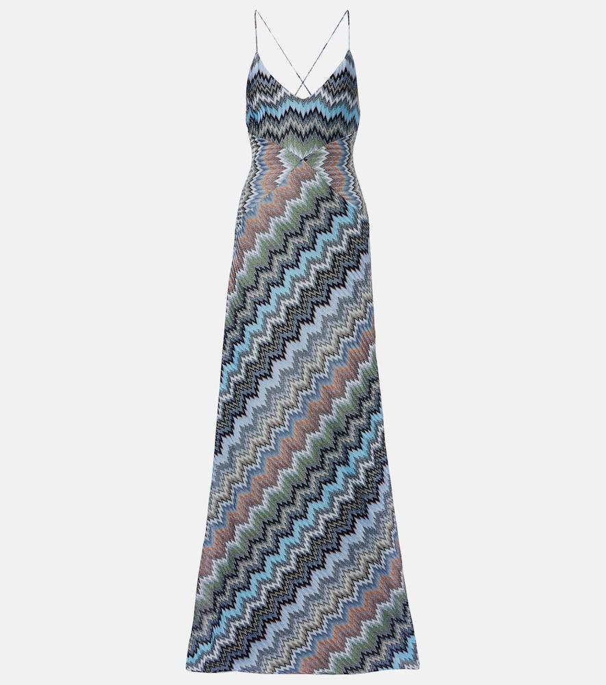missoni zigzag maxi dress