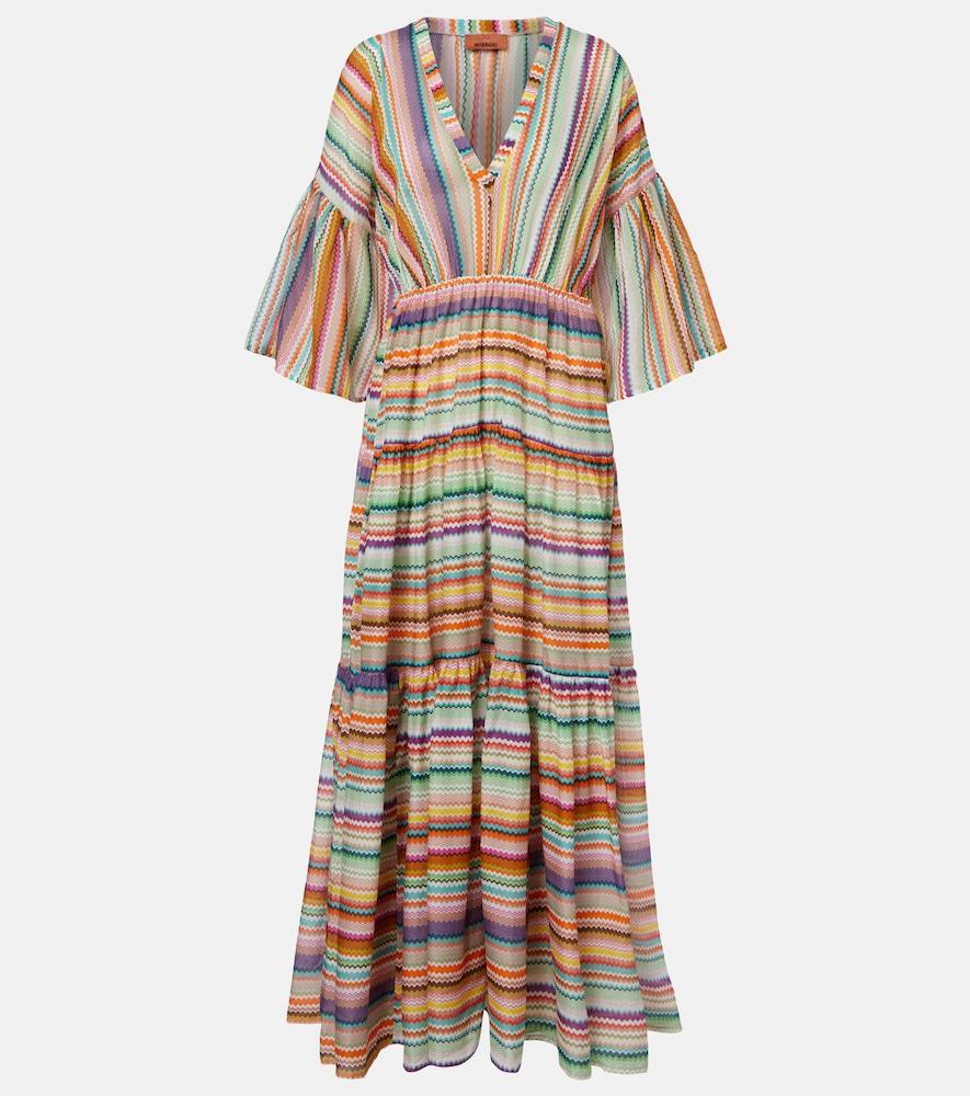 missoni zigzag maxi dress