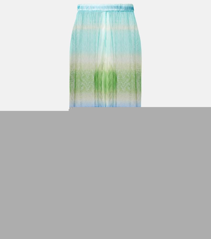 missoni zigzag palazzo pants