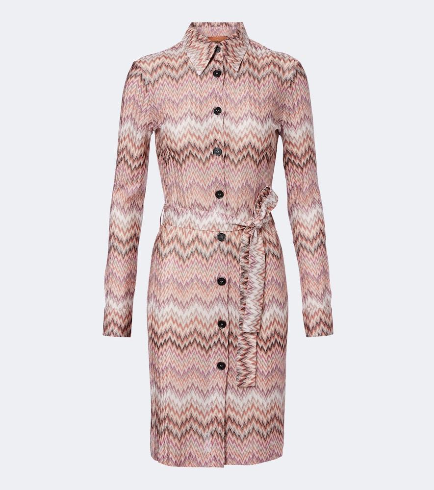 missoni zigzag shirt dress