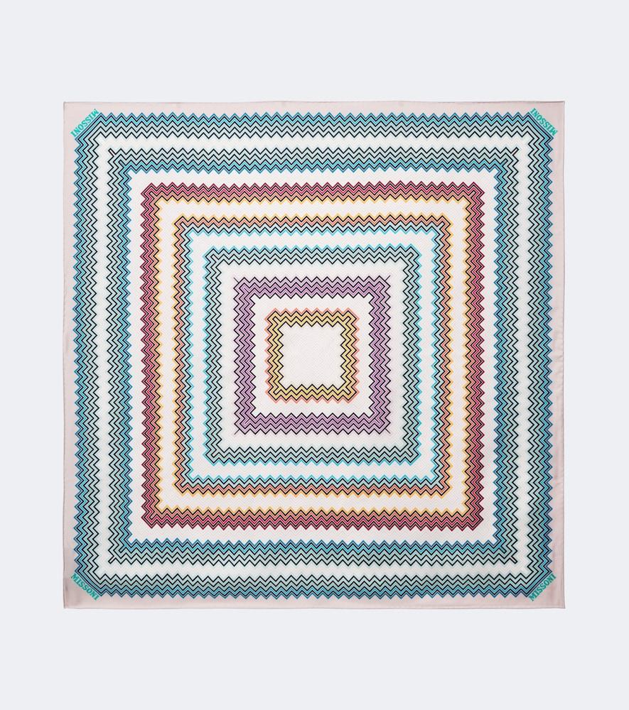 missoni zigzag silk twill scarf