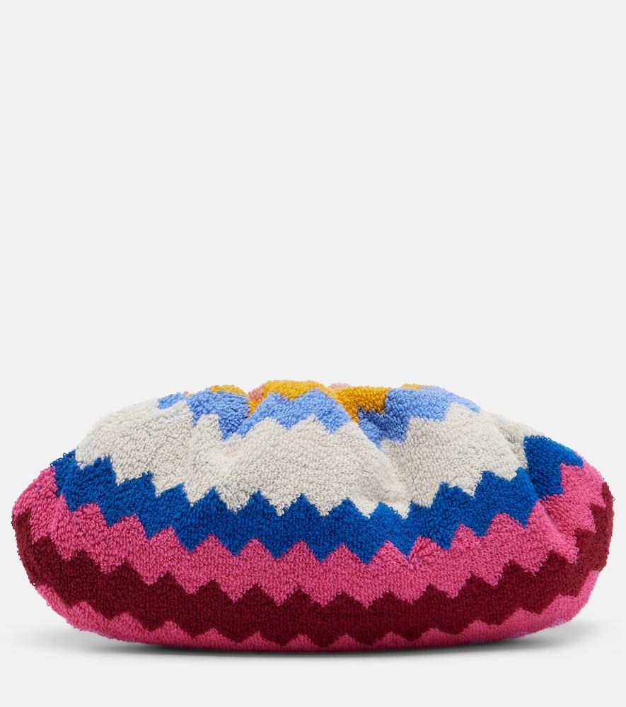 missoni zigzag small terry clutch