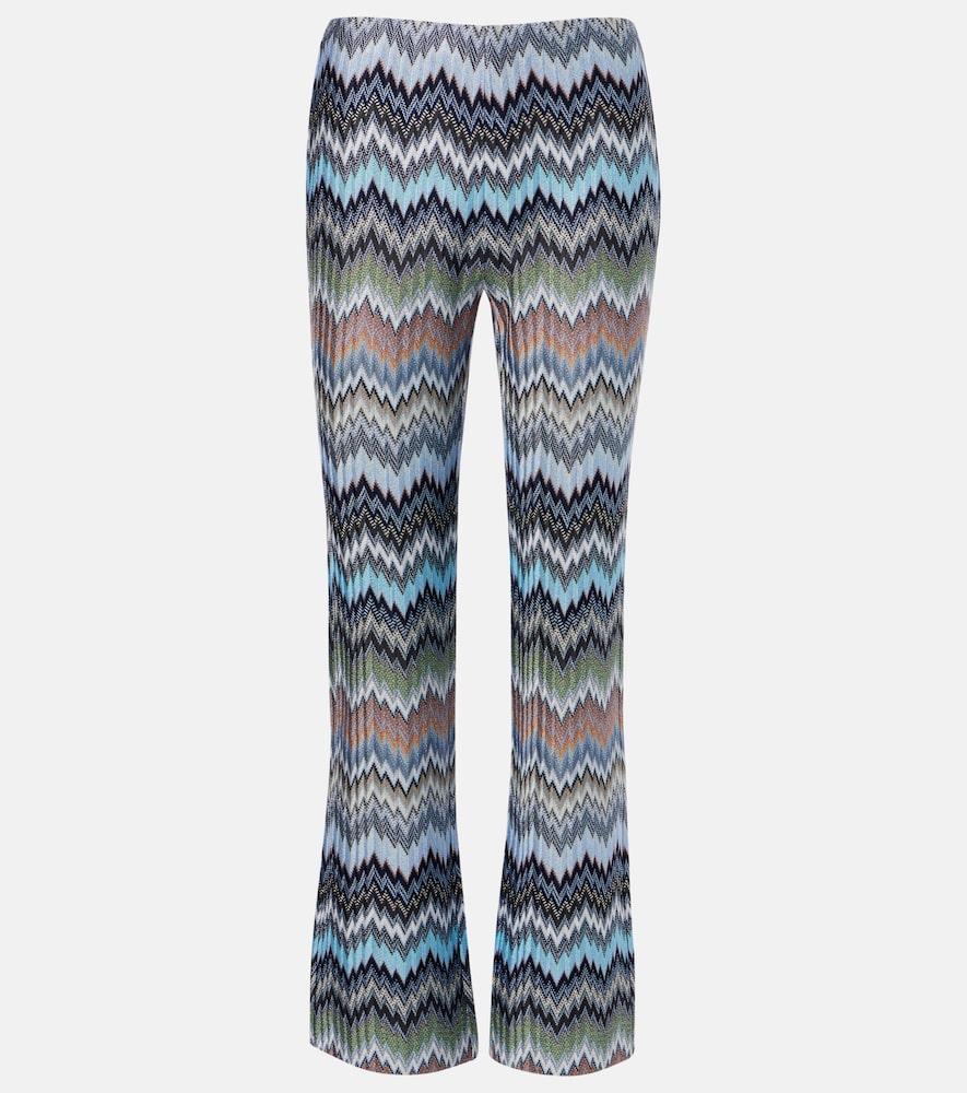 missoni zigzag straight pants