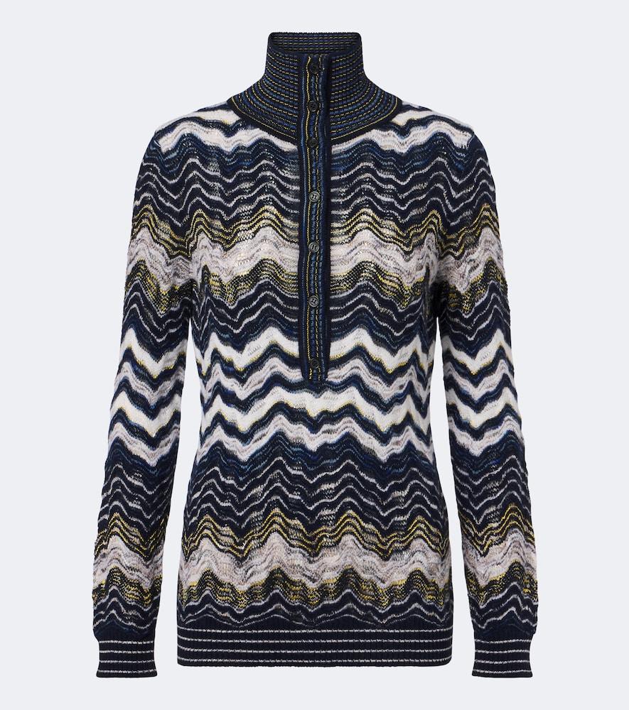 missoni zigzag wool-blend sweater