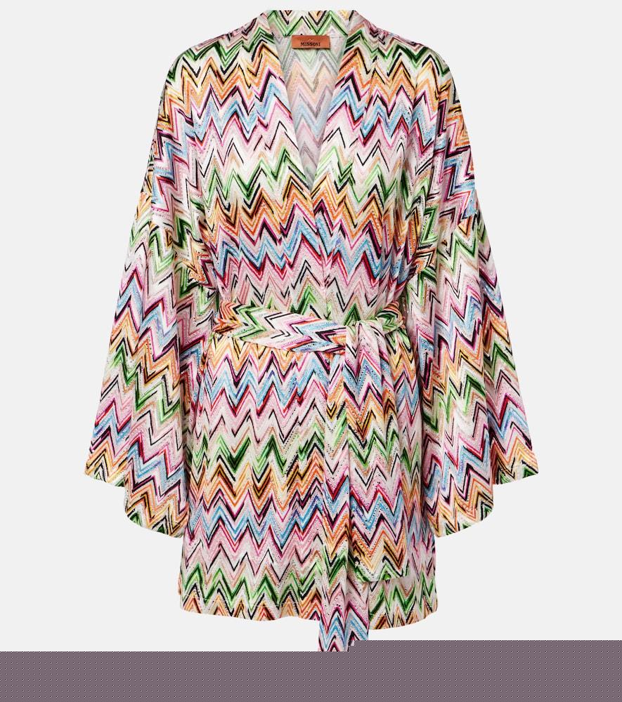 missoni zigzag wrap cardigan