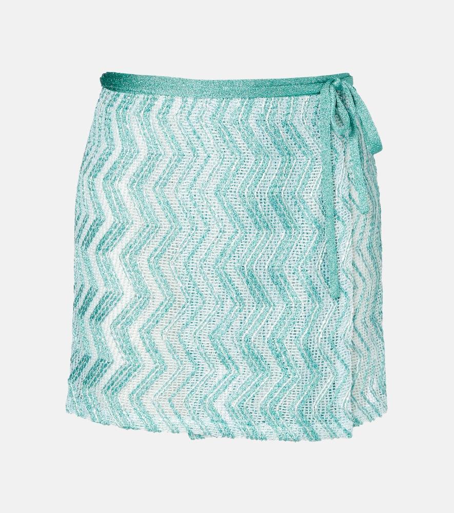 missoni zigzag wrap skirt