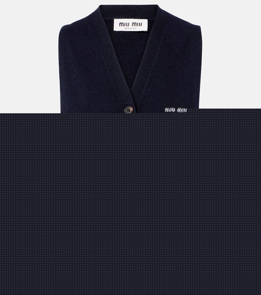 miu miu cashmere sweater vest