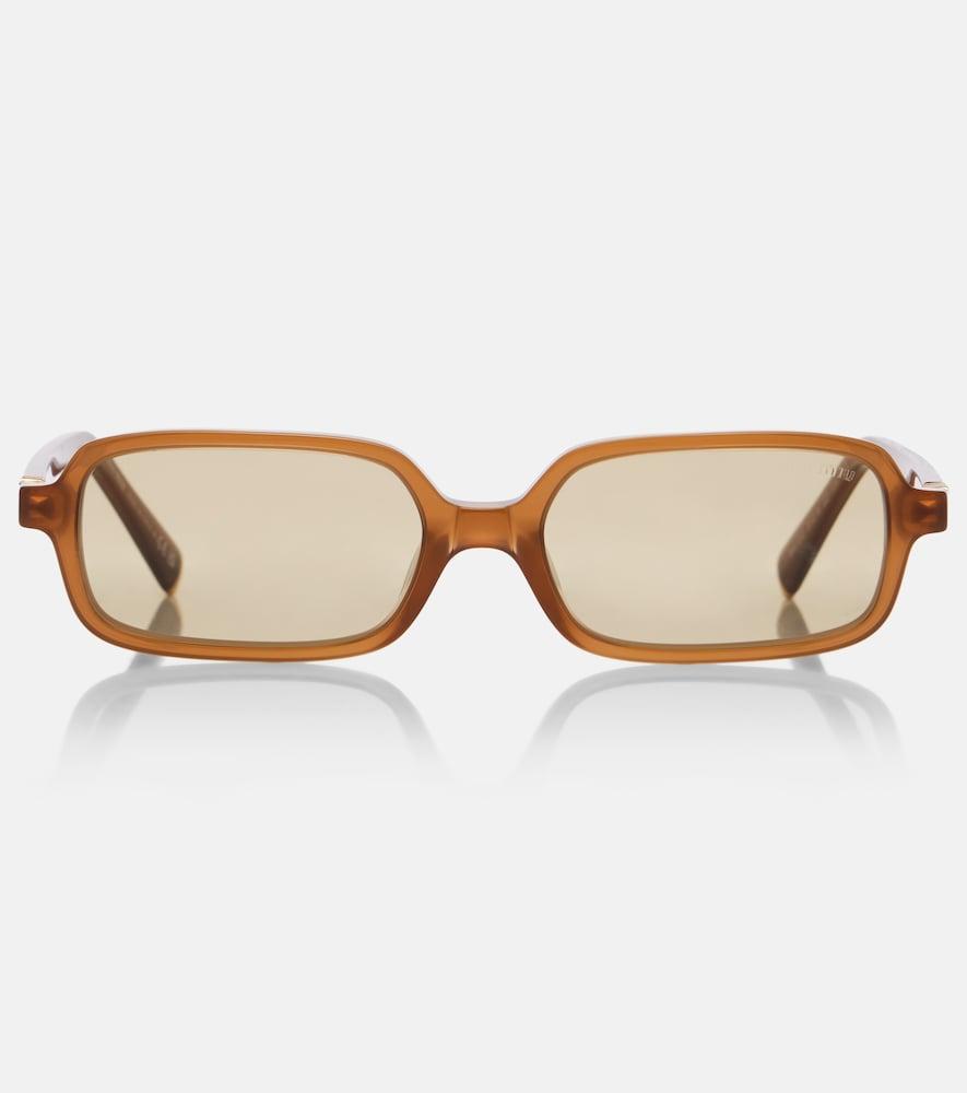 miu miu logo rectangular sunglasses
