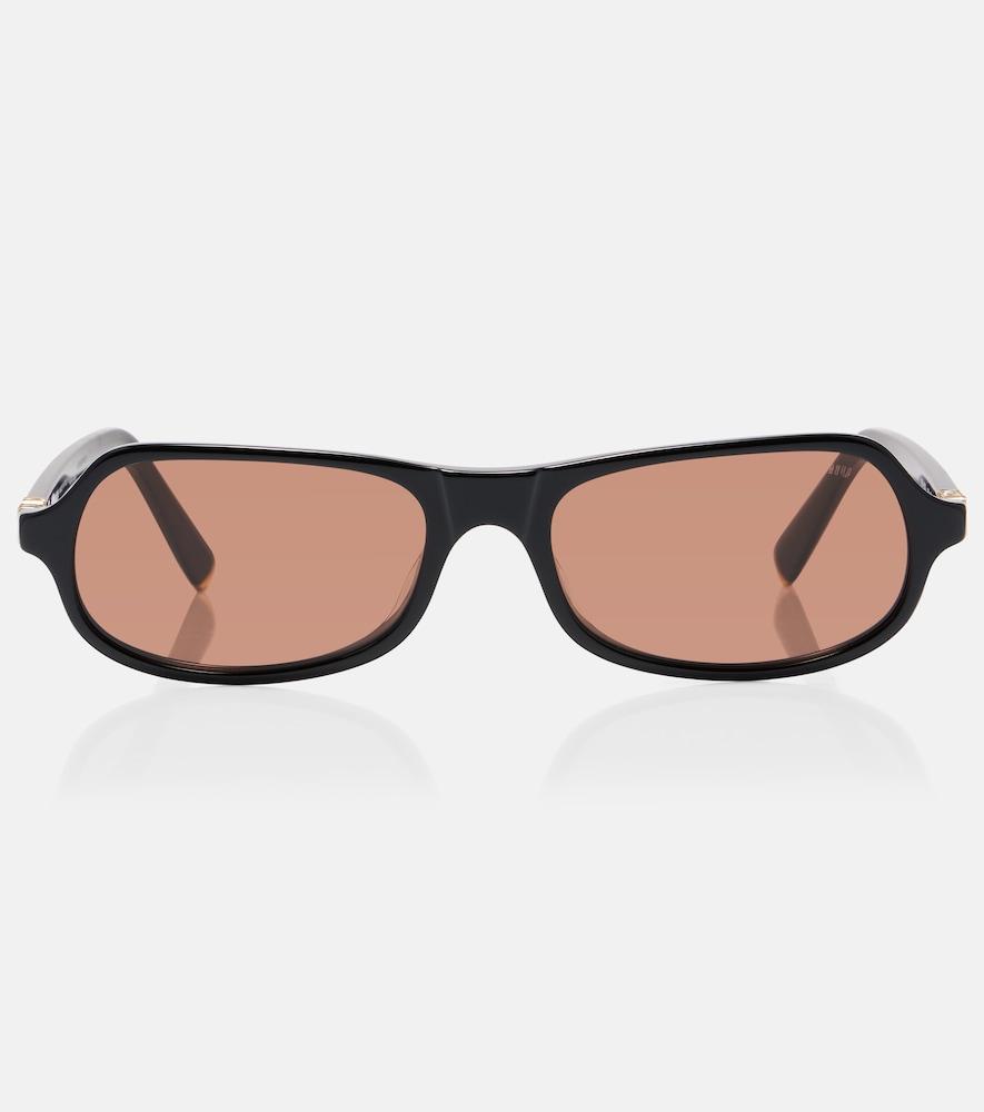 miu miu logo rectangular sunglasses