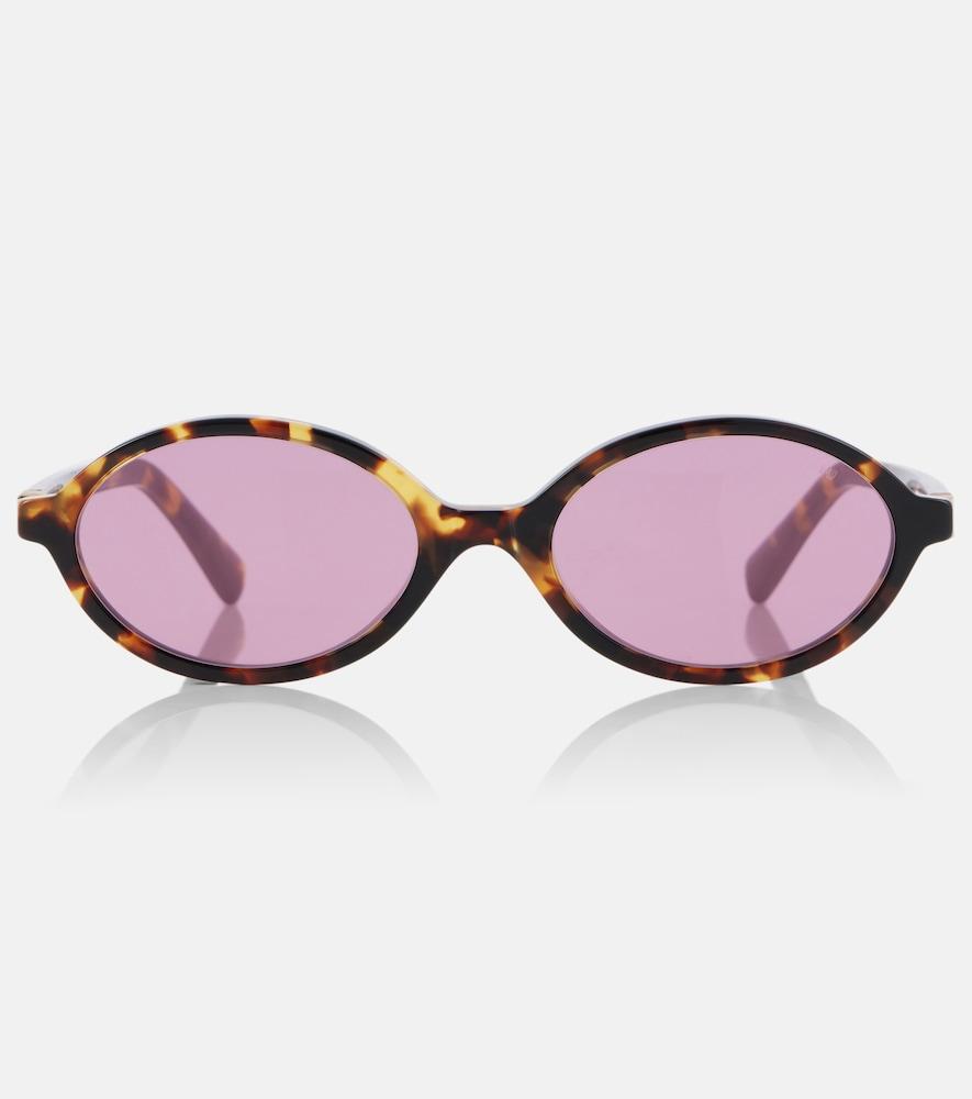 miu miu miu regard round sunglasses
