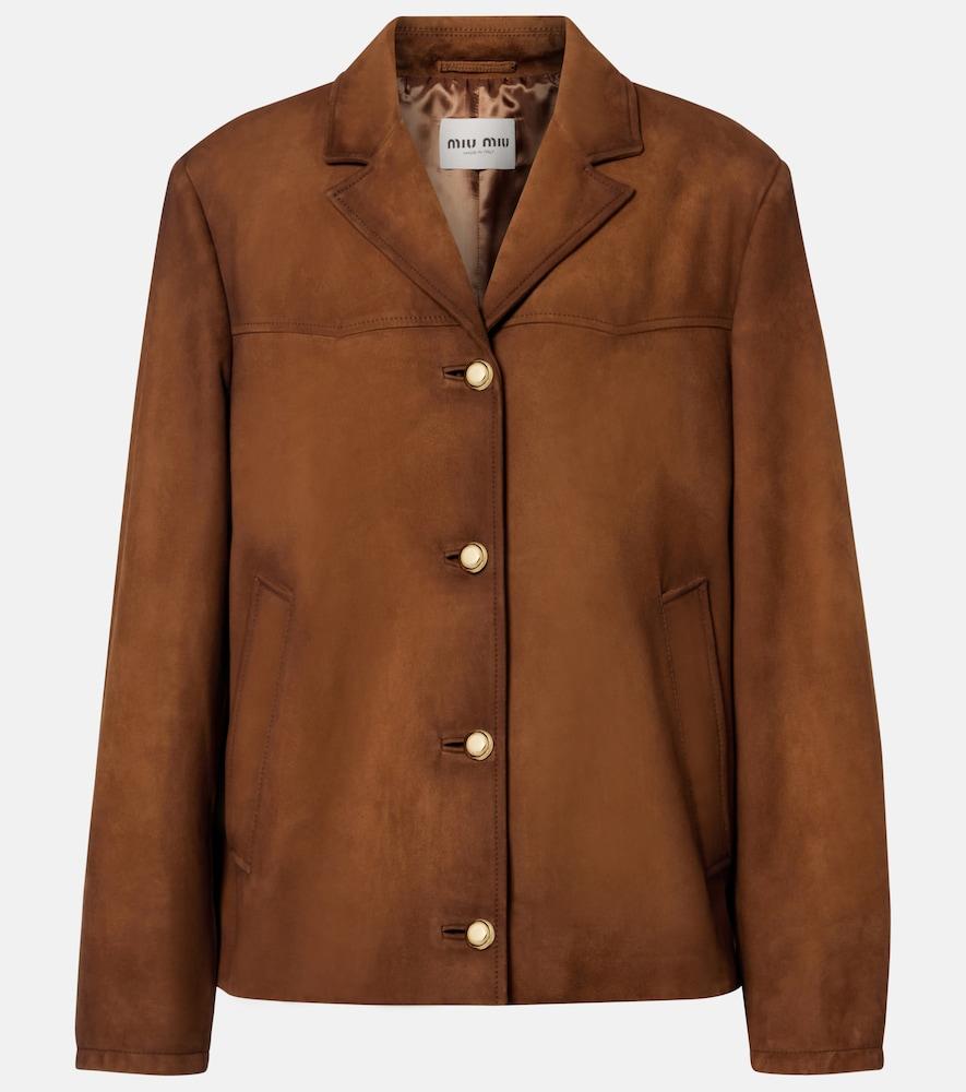 miu miu suede jacket