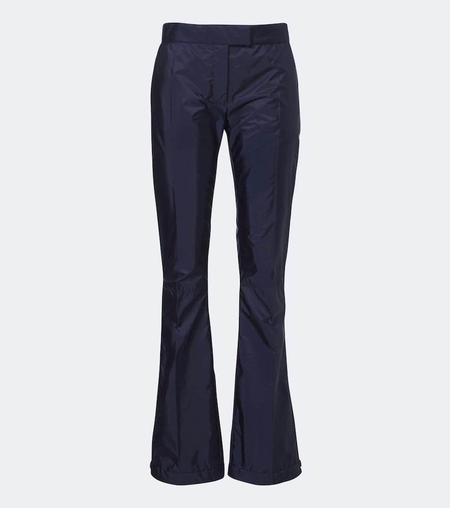 miu miu technical flared pants
