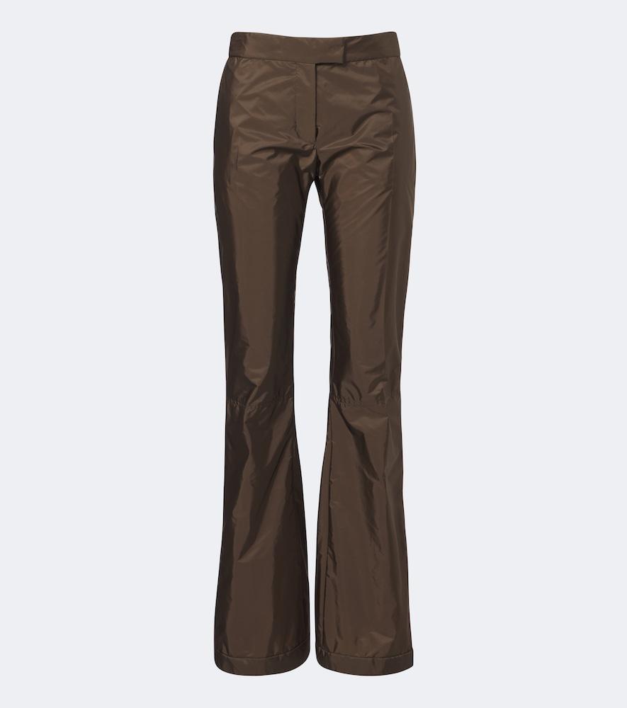 miu miu technical flared pants