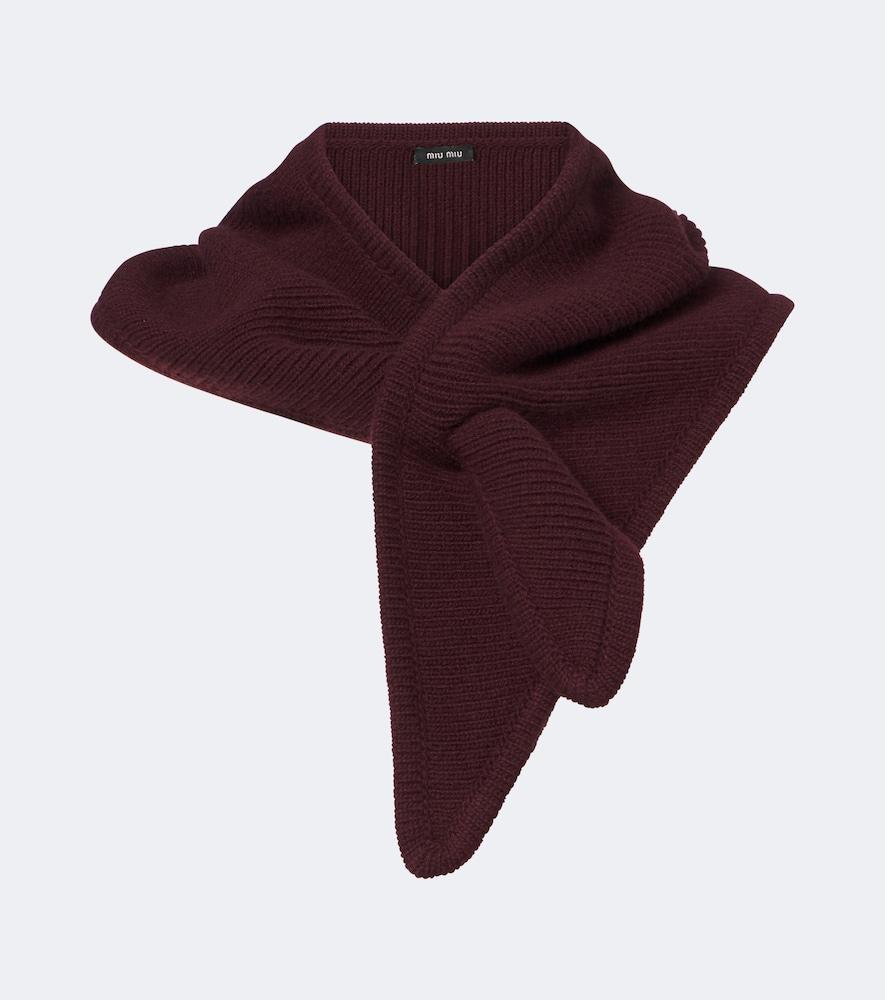 miu miu wool and cashmere shawl