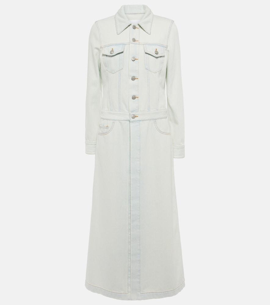mm6 maison margiela denim coat