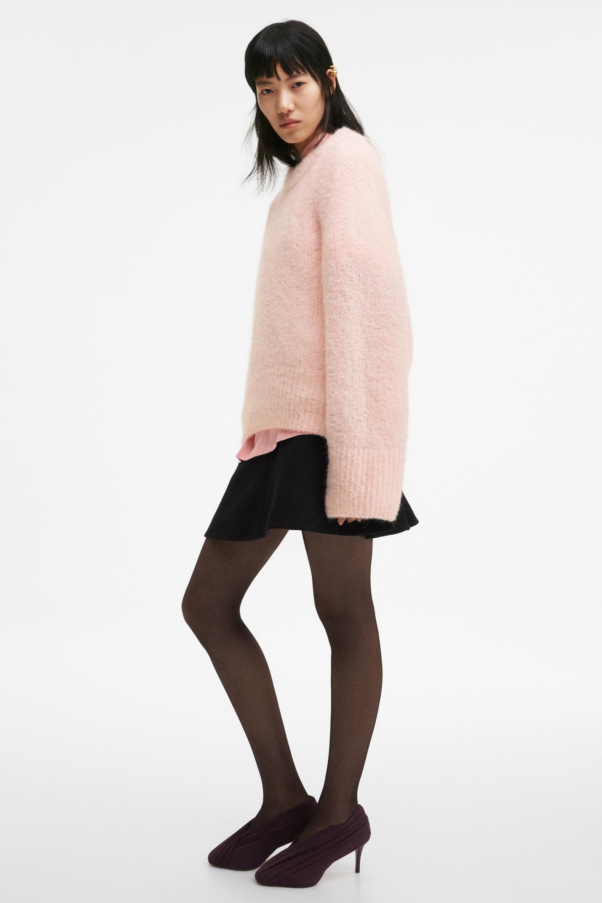 mohair-blend sweater