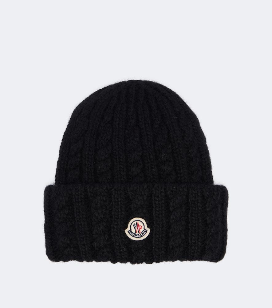 moncler alpaca and wool-blend beanie