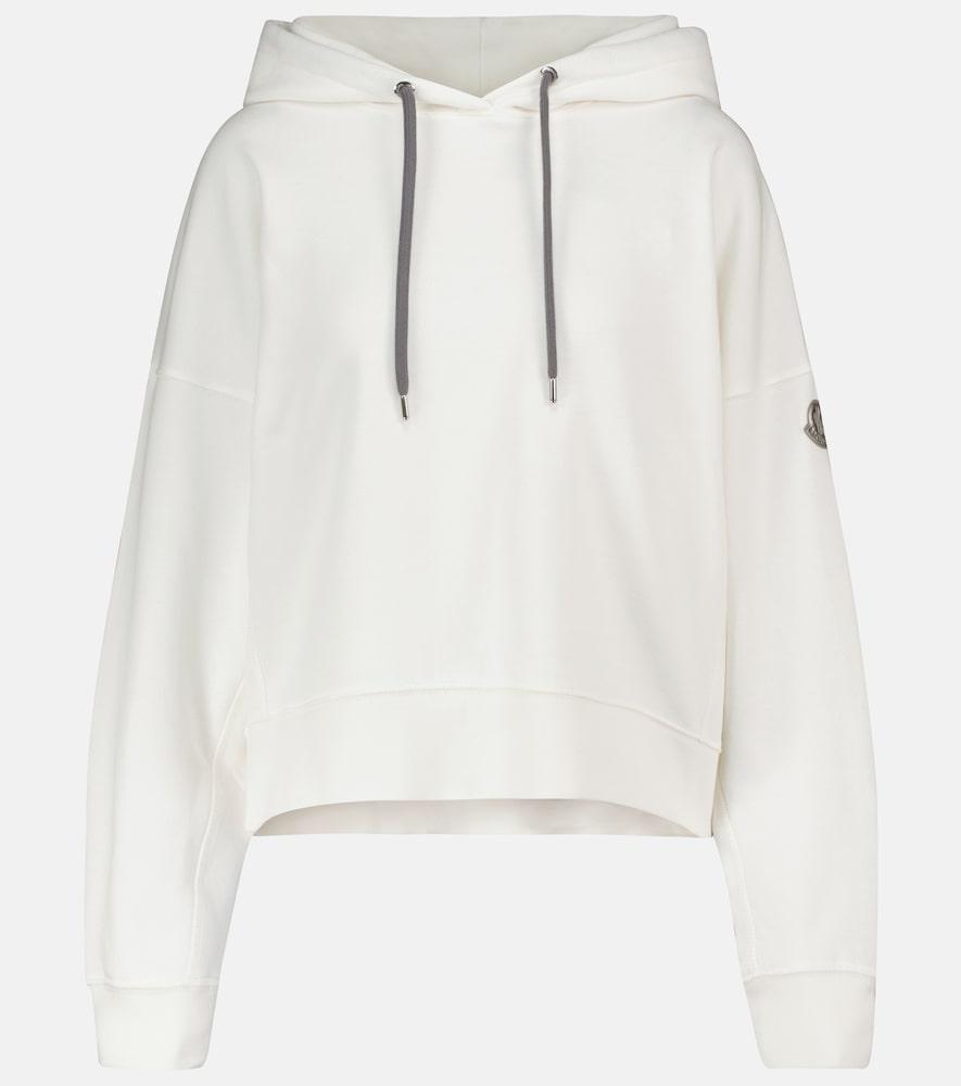 moncler cotton-blend hoodie