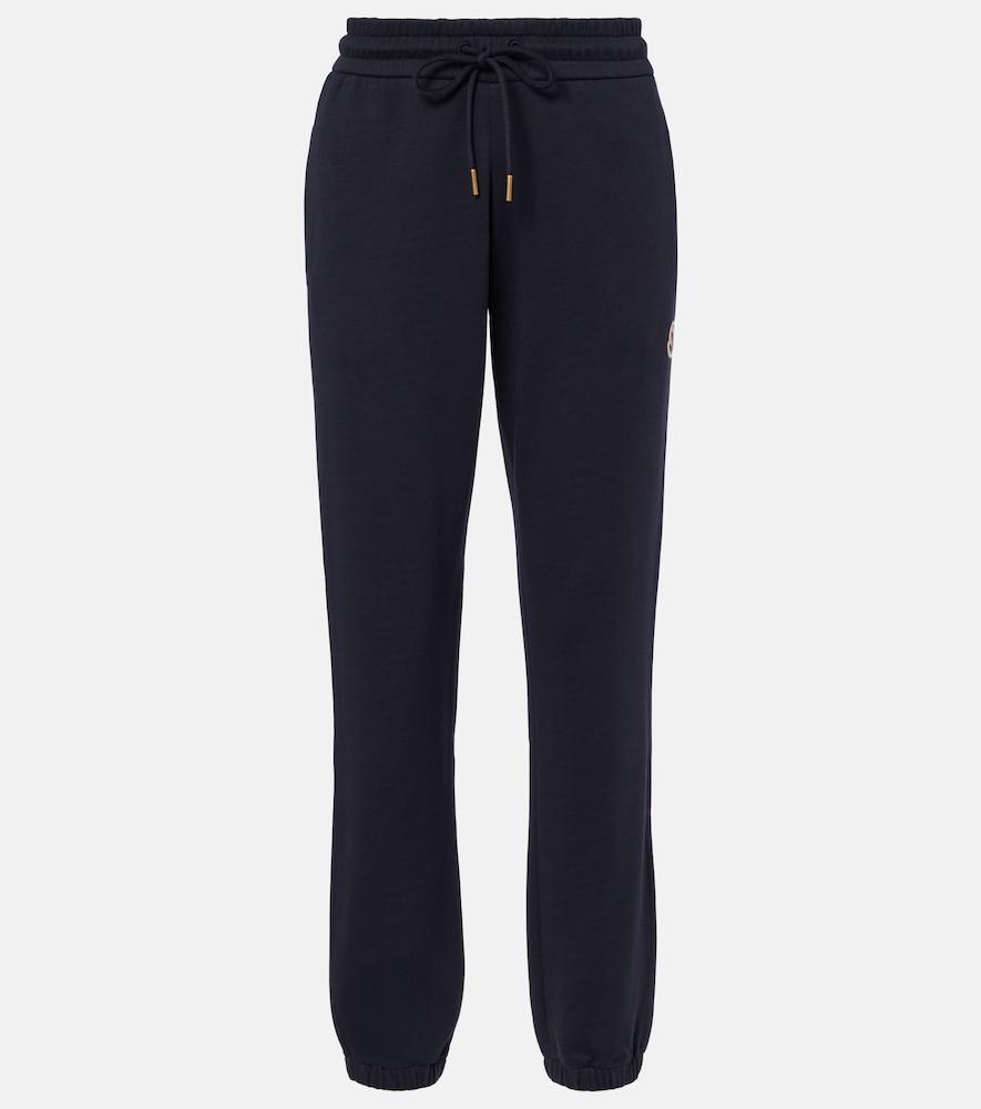 moncler cotton-blend sweatpants