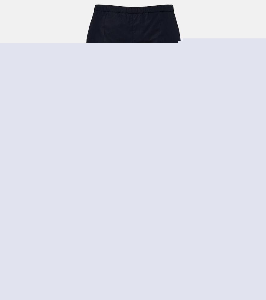 moncler cotton wide-leg pants
