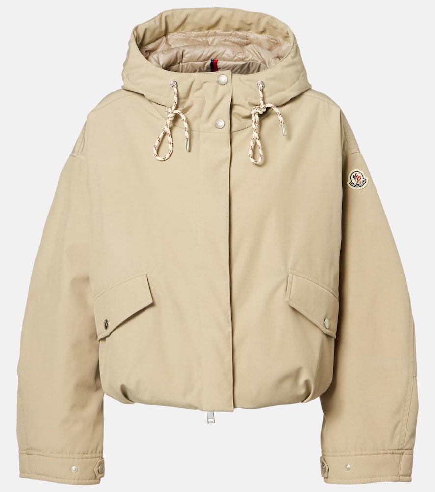moncler eucalyptus cropped down jacket