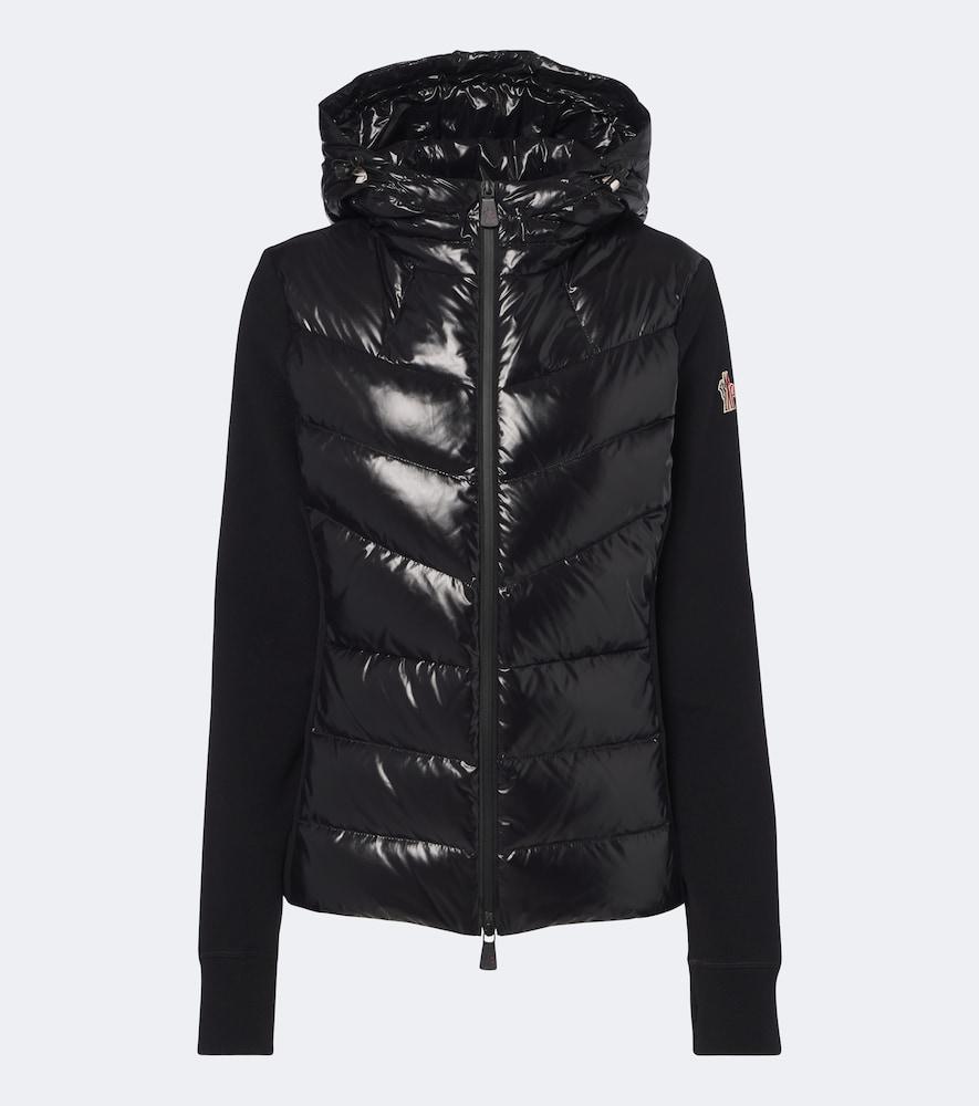 moncler grenoble down-paneled ski jacket