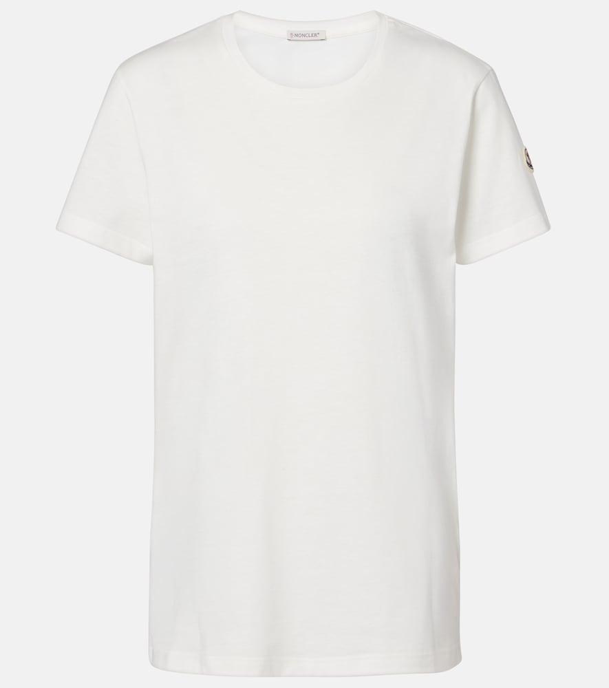 moncler logo cotton jersey t-shirt