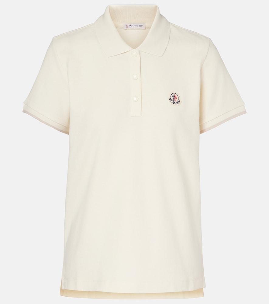 moncler logo cotton piqué polo shirt