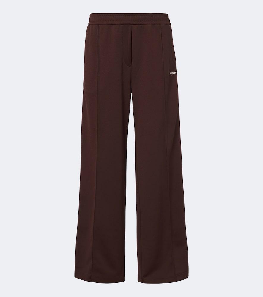 moncler logo jersey sweatpants