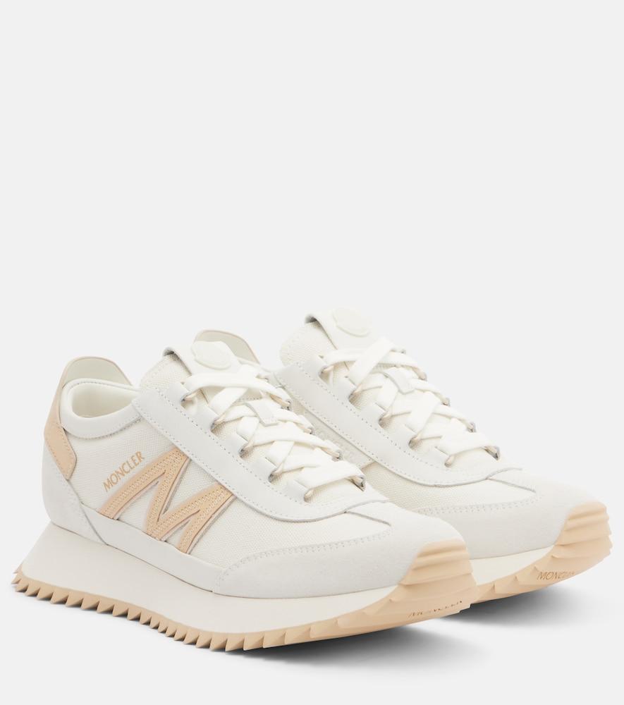 moncler pacey2 suede-trimmed sneakers