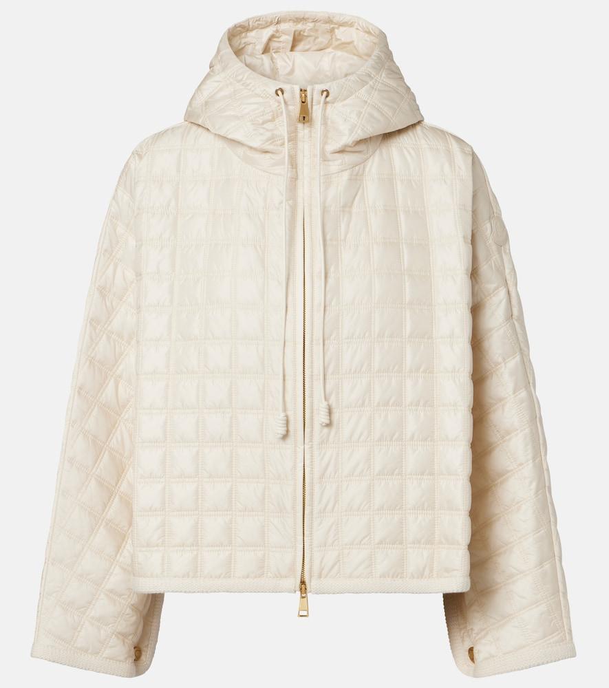 moncler quilted hooded jacket