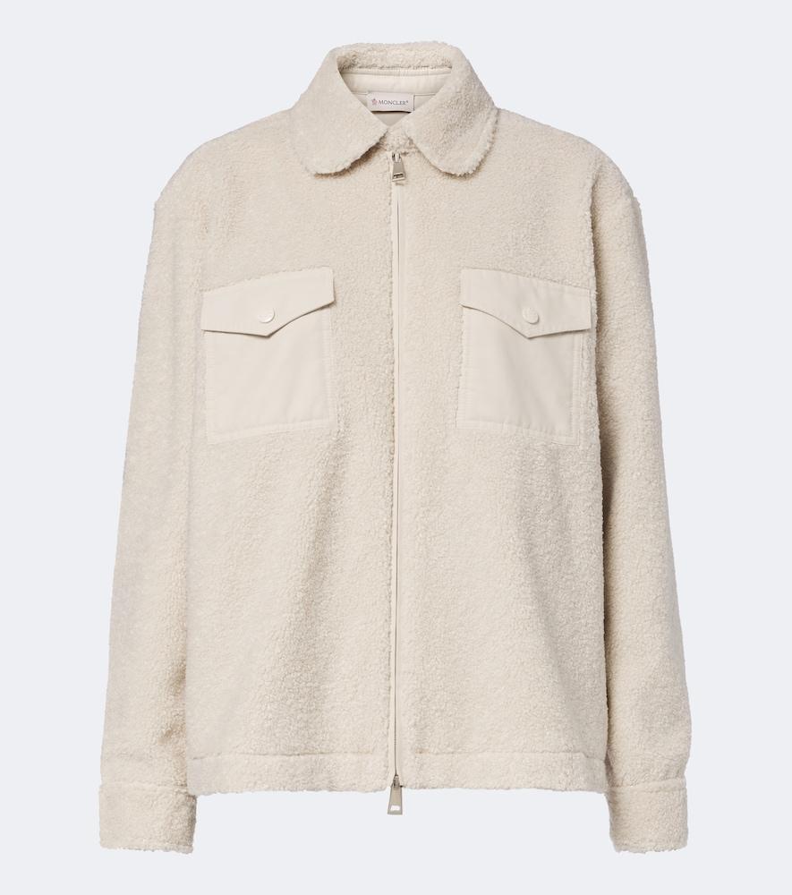 moncler teddy blouson jacket
