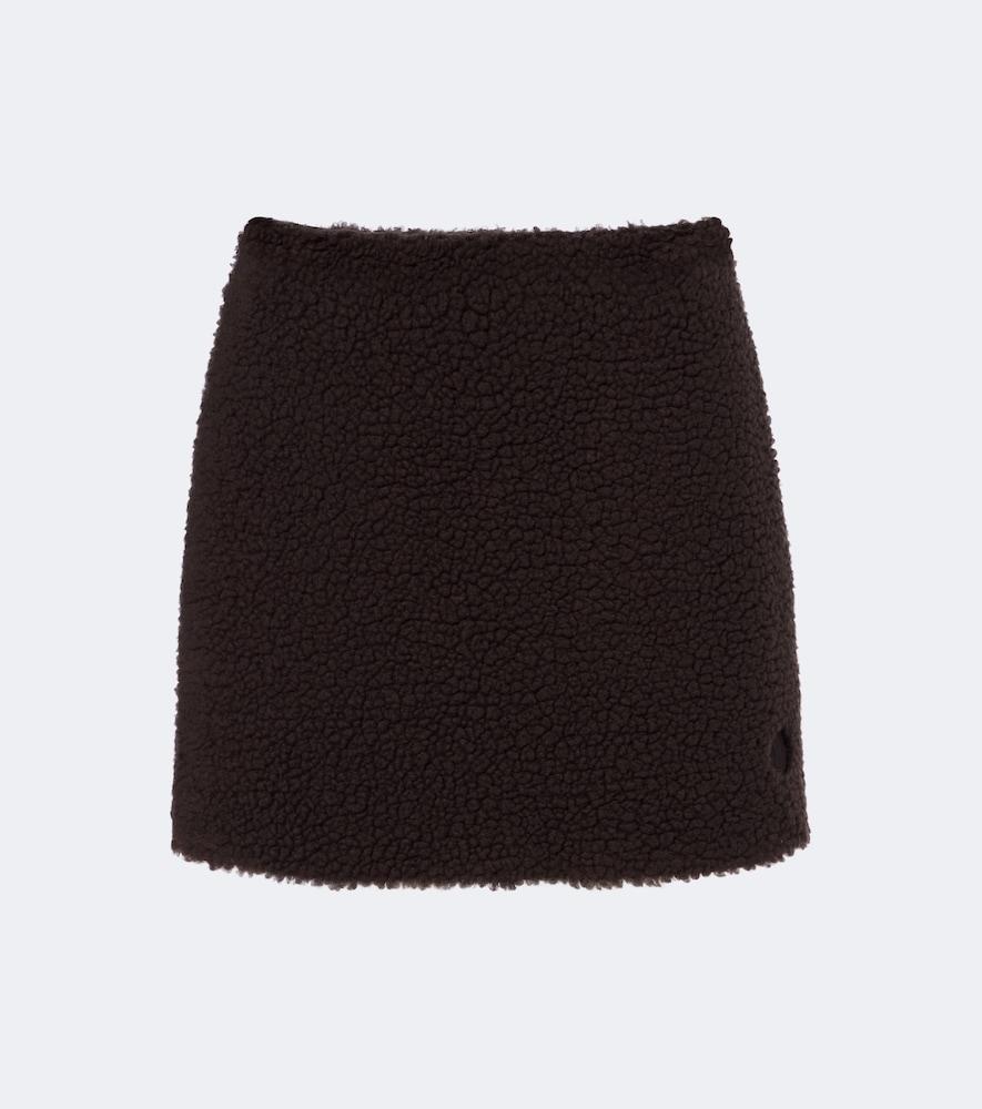 moncler teddy miniskirt